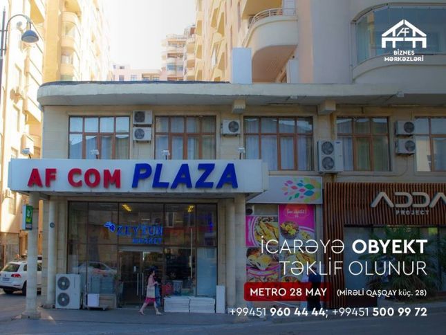 "AFCOM Plaza"dan icarə obyekt sahələri!