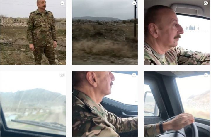 Əliyev danışıb izah etdi, xanımı çəkdi - VİDEO