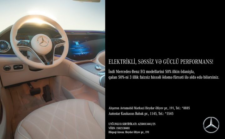Mercedes-Benz EQS — səssiz və güclü performans
