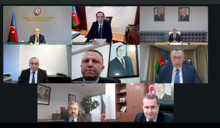 Nazirlərin iştirakı ilə pambıqçılıq və pambıq istehsalında dəyər zənciri müzakirə olunub