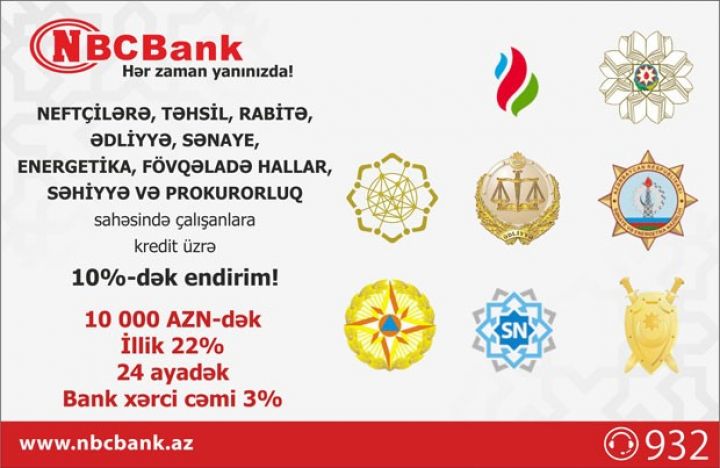 Kreditdə 10%-dək endirim!