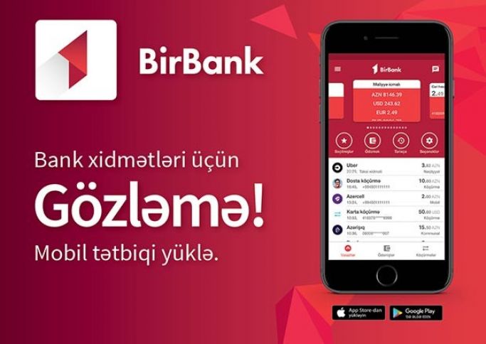Bütün ödəniş kartlarını BirBank-dan idarə et!  ®
