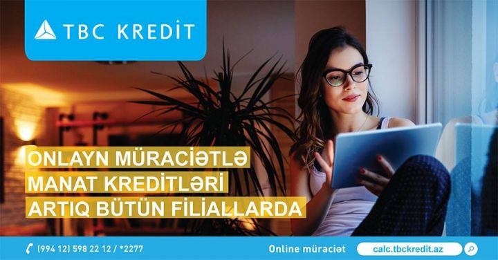 Kreditə onlayn müraciət edin və 1 günə kredit alın!