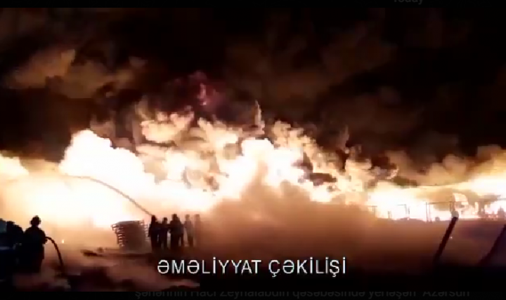 FHN: Sumqayıtda yanğın məhdudlaşdırılıb - 5000 kv.m sahə...