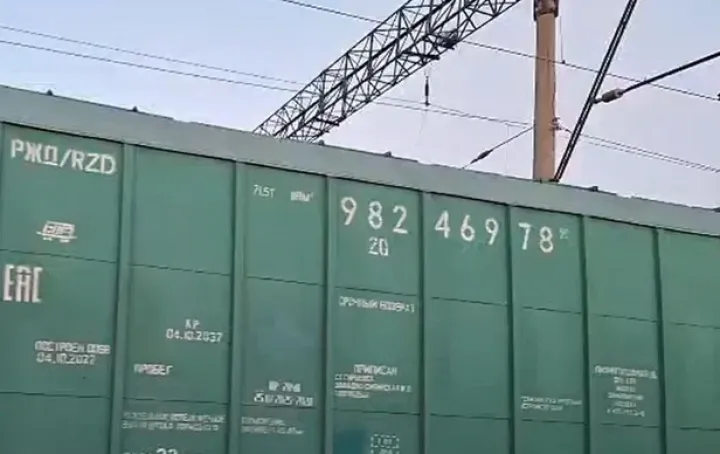 Ermənistana Rusiya taxılı daşıyan növbəti qatar Böyük Kəsiyə çatıb