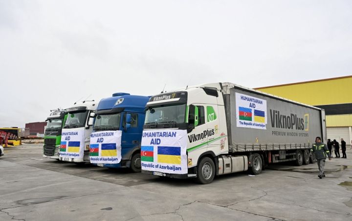 Azərbaycan Ukraynaya elektrik avadanlıqlarından ibarət növbəti humanitar yardım göndərib